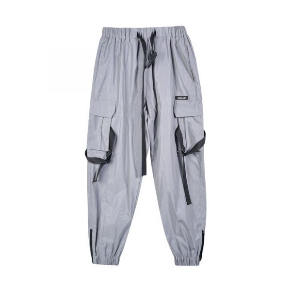 3M Reflective Fashion Harem Pants Women Men - Image 4