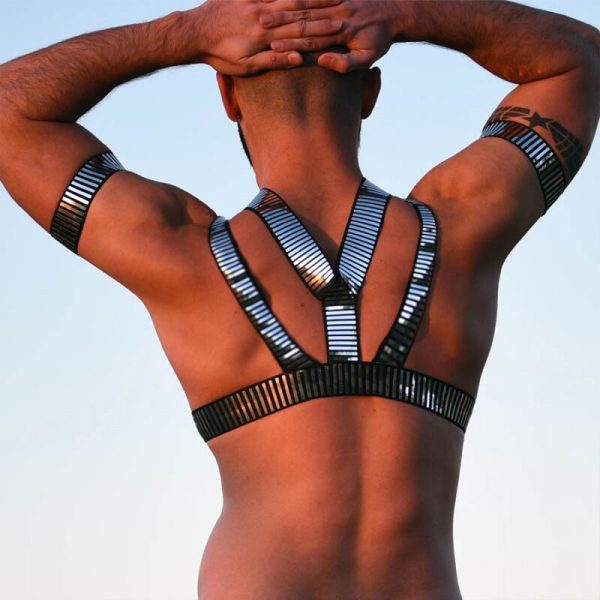 Elegant Posture Corrector Harness Set with Detachable Cuffs and Wristbands - Image 3