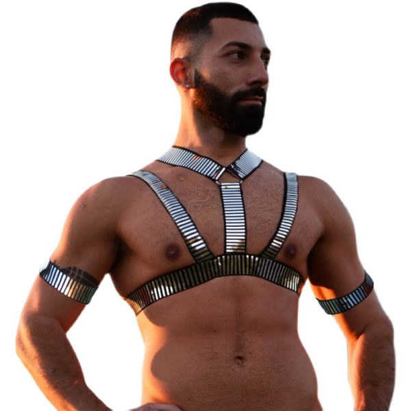Elegant Posture Corrector Harness Set with Detachable Cuffs and Wristbands - Image 2