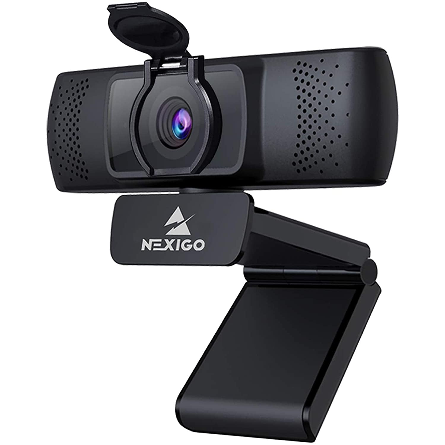 NexiGo HD Webcam with Privacy Cover and Microphone