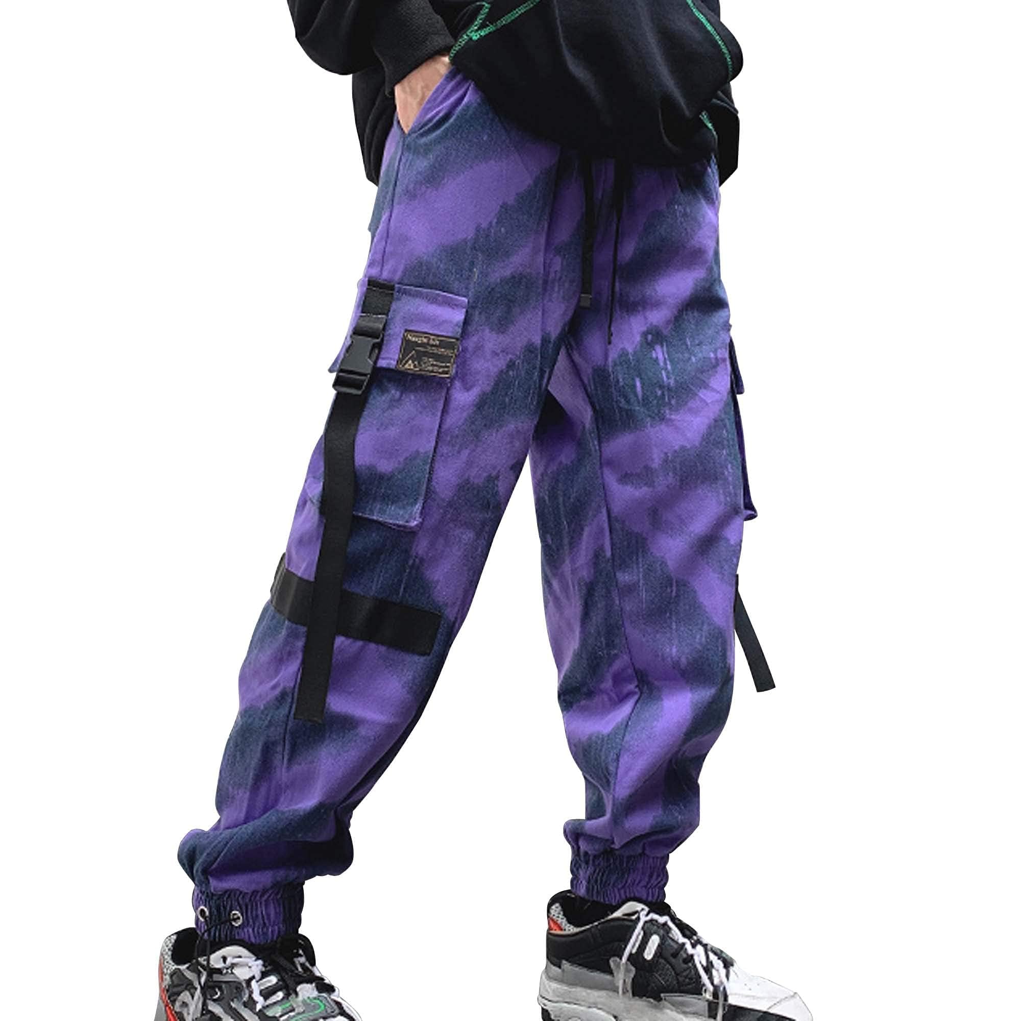 Streetwear Tie-Dye Cargo Joggers