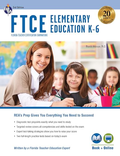 FTCE Elementary Education K-6 Exam Prep with Online Practice Tests, 3rd Edition