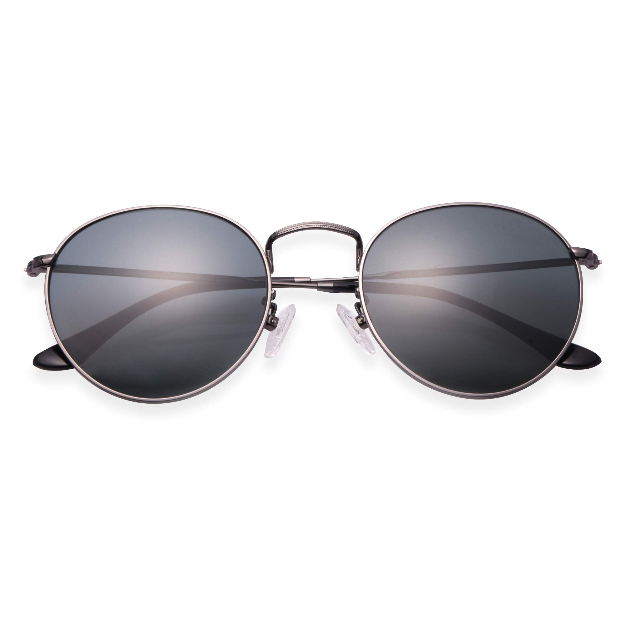 Classic Round Metal Frame Sunglasses