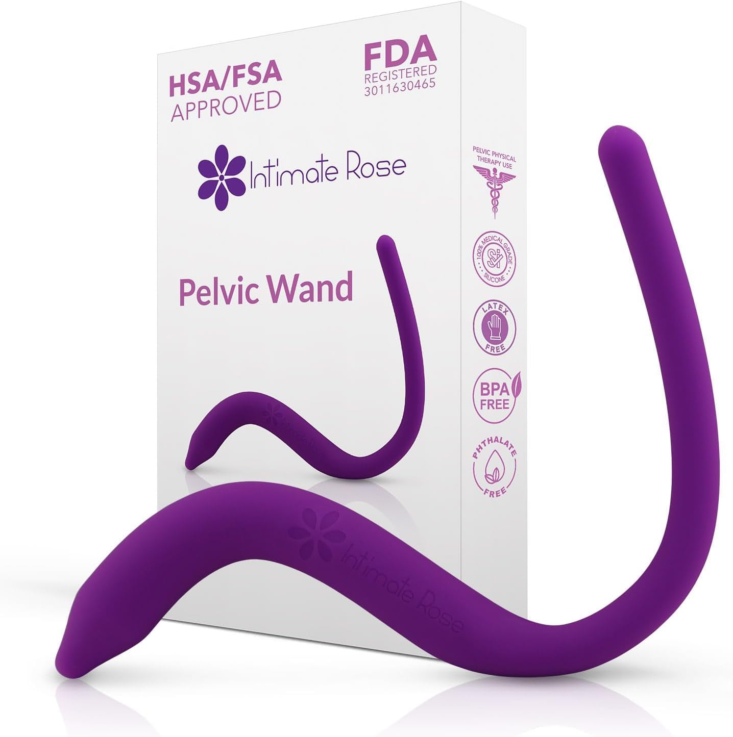 Intimate Rose Pelvic Wand - Purple
