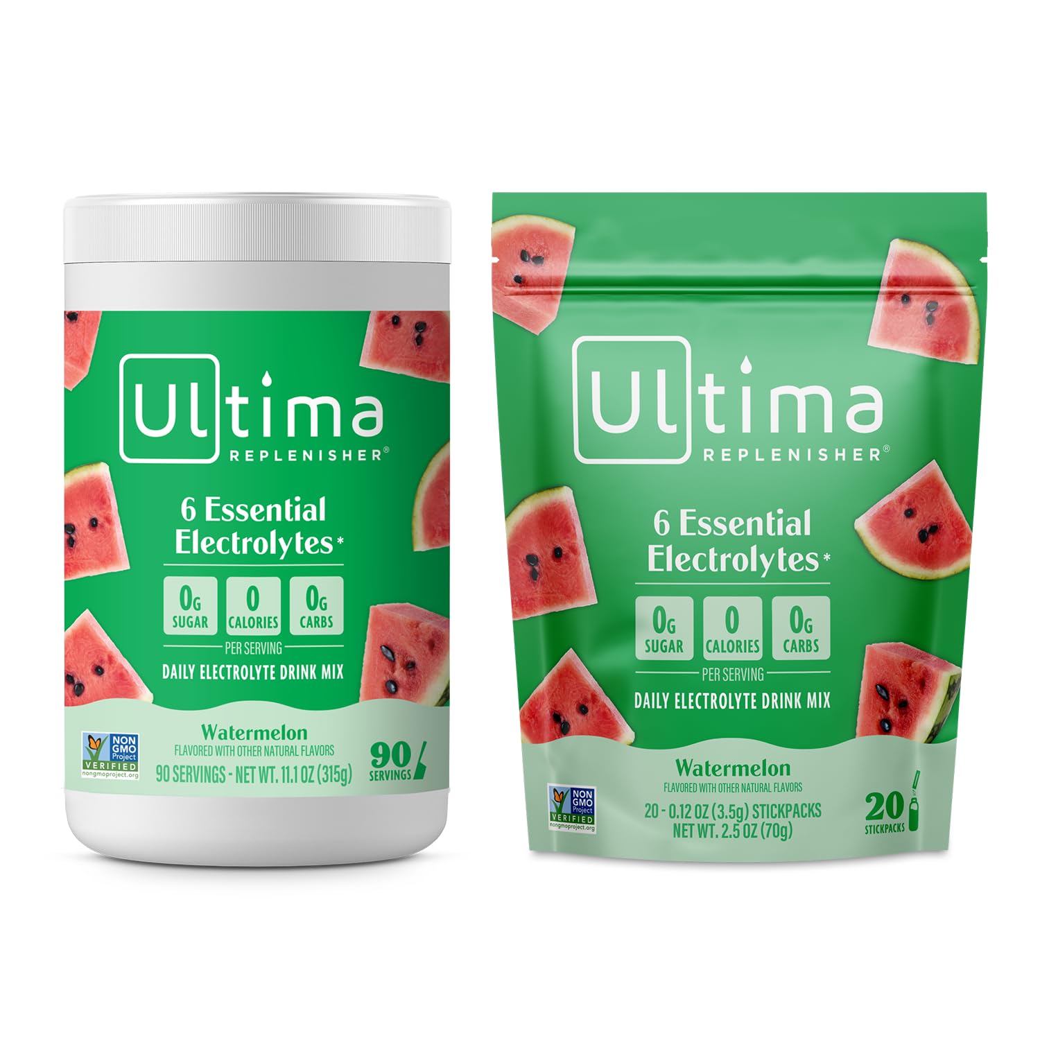 Ultima Replenisher Watermelon Electrolyte Drink Mix